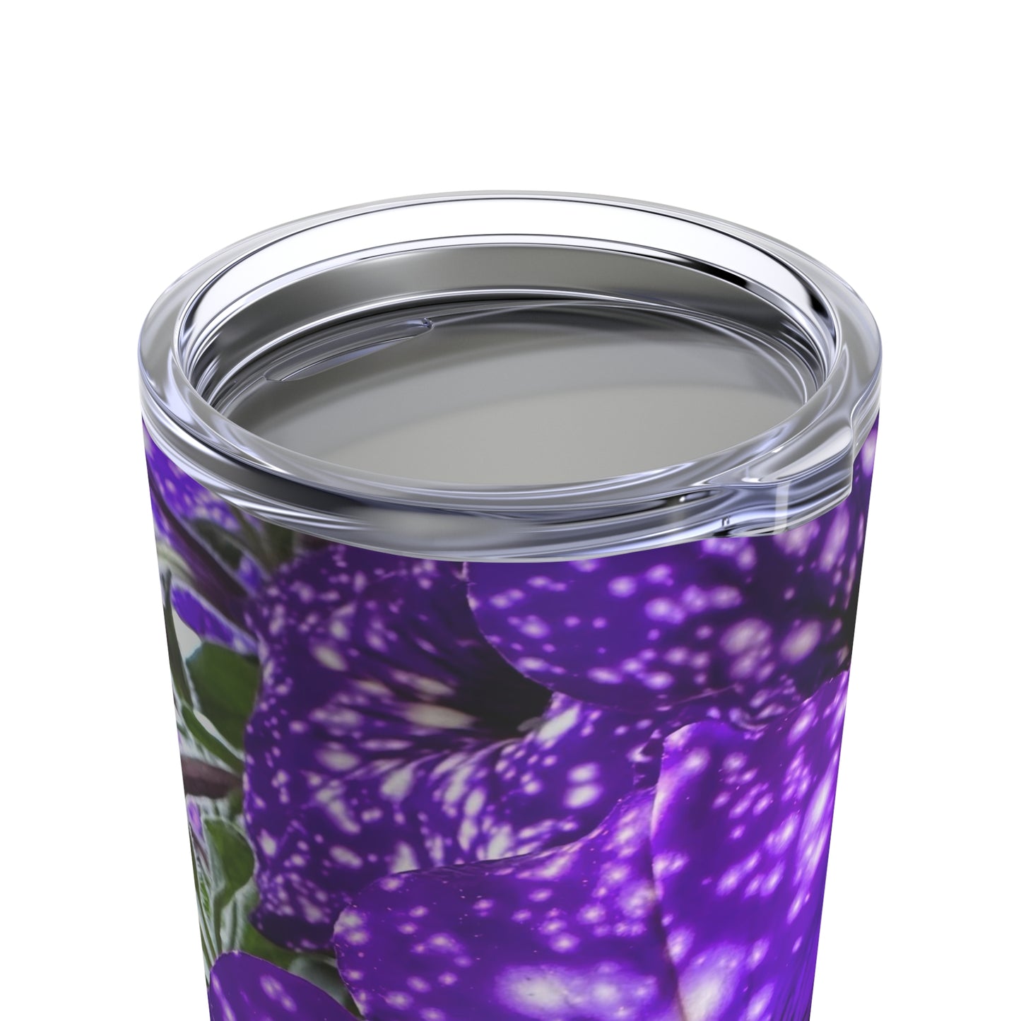 Purple Flower Tumbler 20oz (Custom Creations By Catelyn)