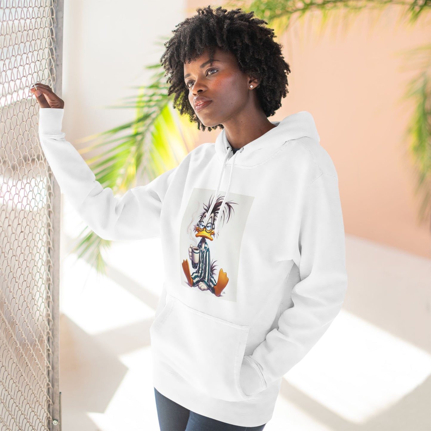 Sleepy Head Three-Panel Fleece Hoodie (aiB & J Collections)