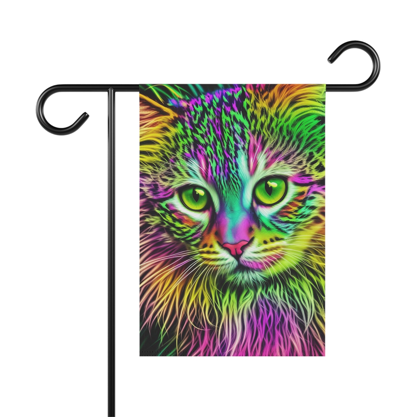 Colorful Kitty  Garden & House Banner (SP Photography Collection) (Pole not included)