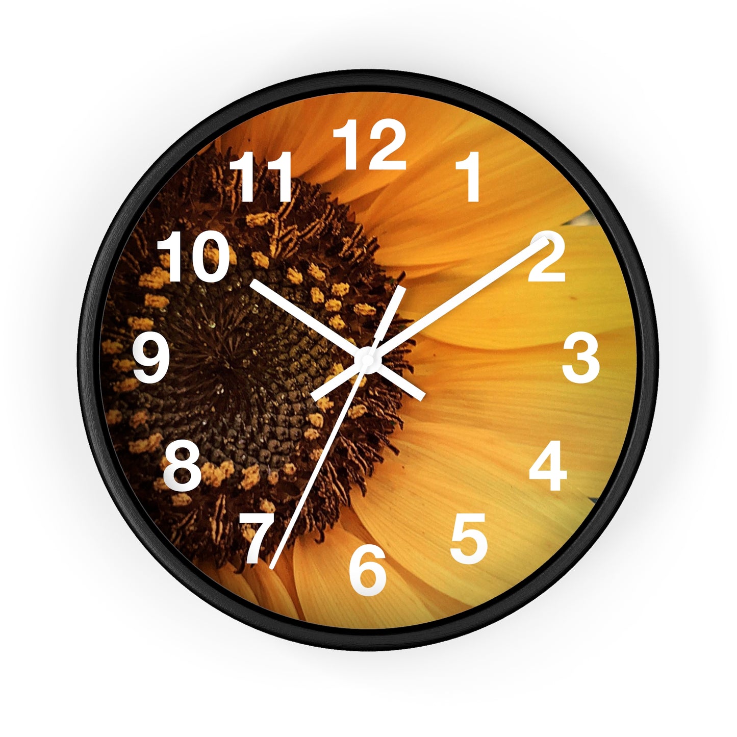 Sun Ray Sunflower Wall Clock (SP Photography Collection)