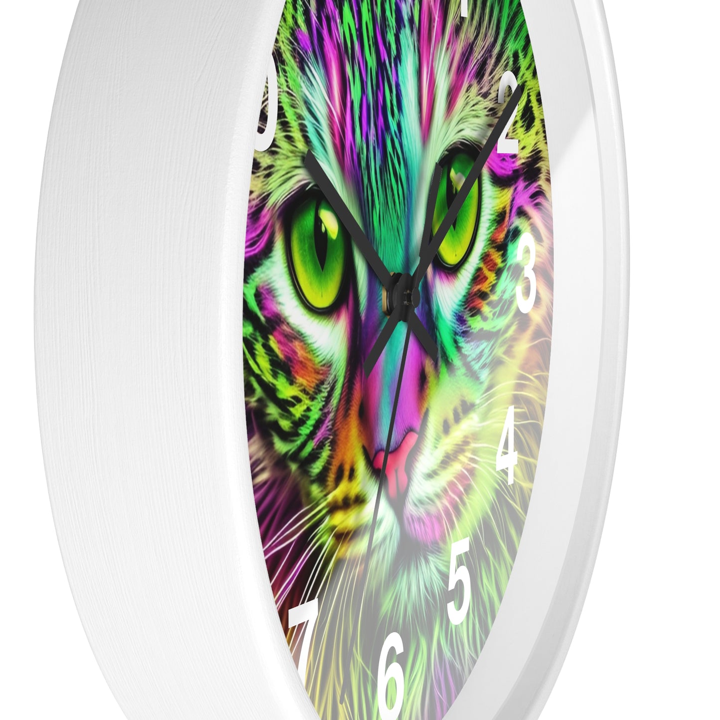 Colorful Kitty Clock (SP Photography Collection)