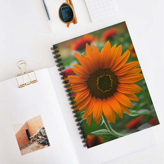 Orange Sunflower Spiral Notebook( SP Photography Collection)