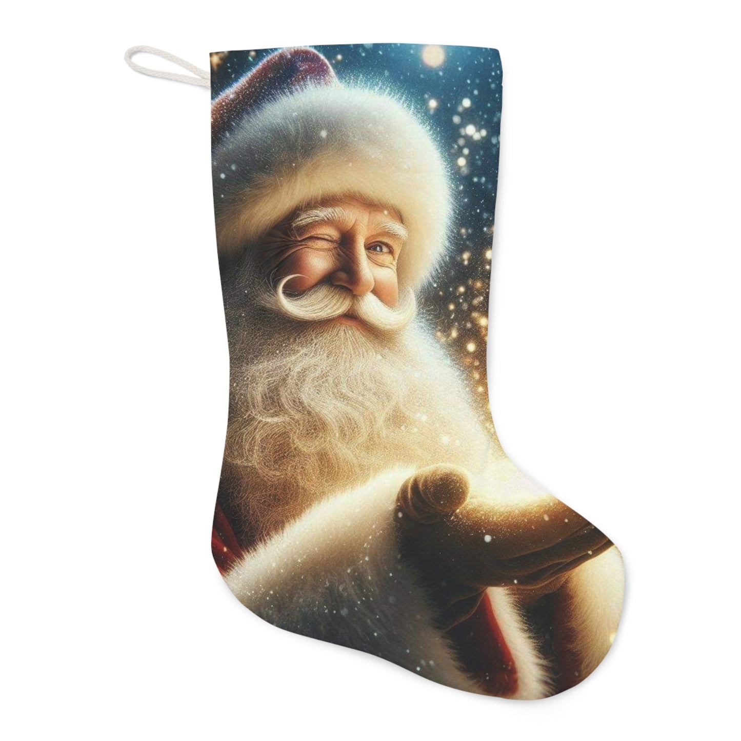 Santa Magic Stocking (ai B & J Collections) BLACK