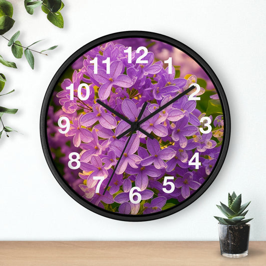 Purple Lilac Clock (SP Photography Collection)