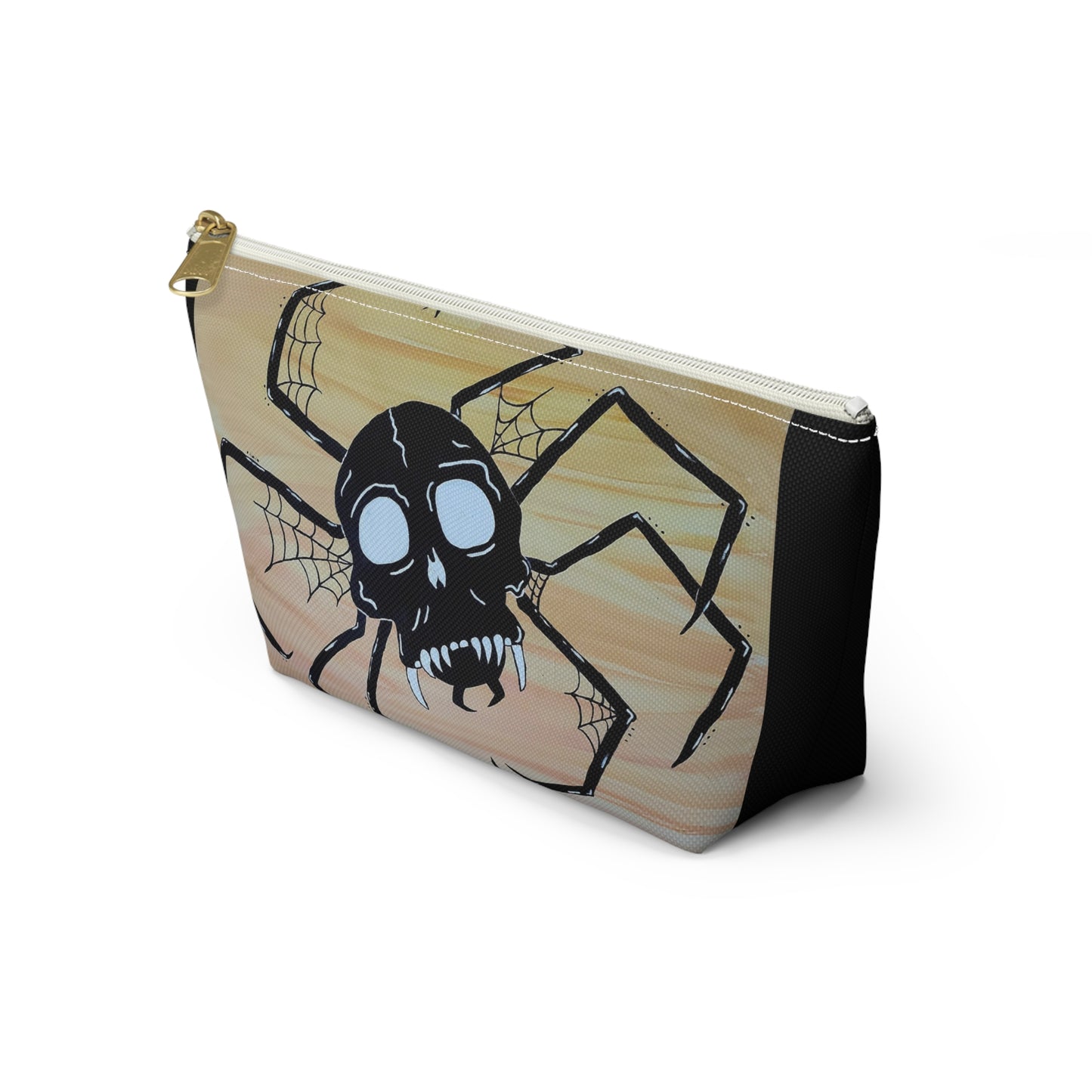 Spike Pouch w T-bottom (Peculiar Paintings Collection) BLACK