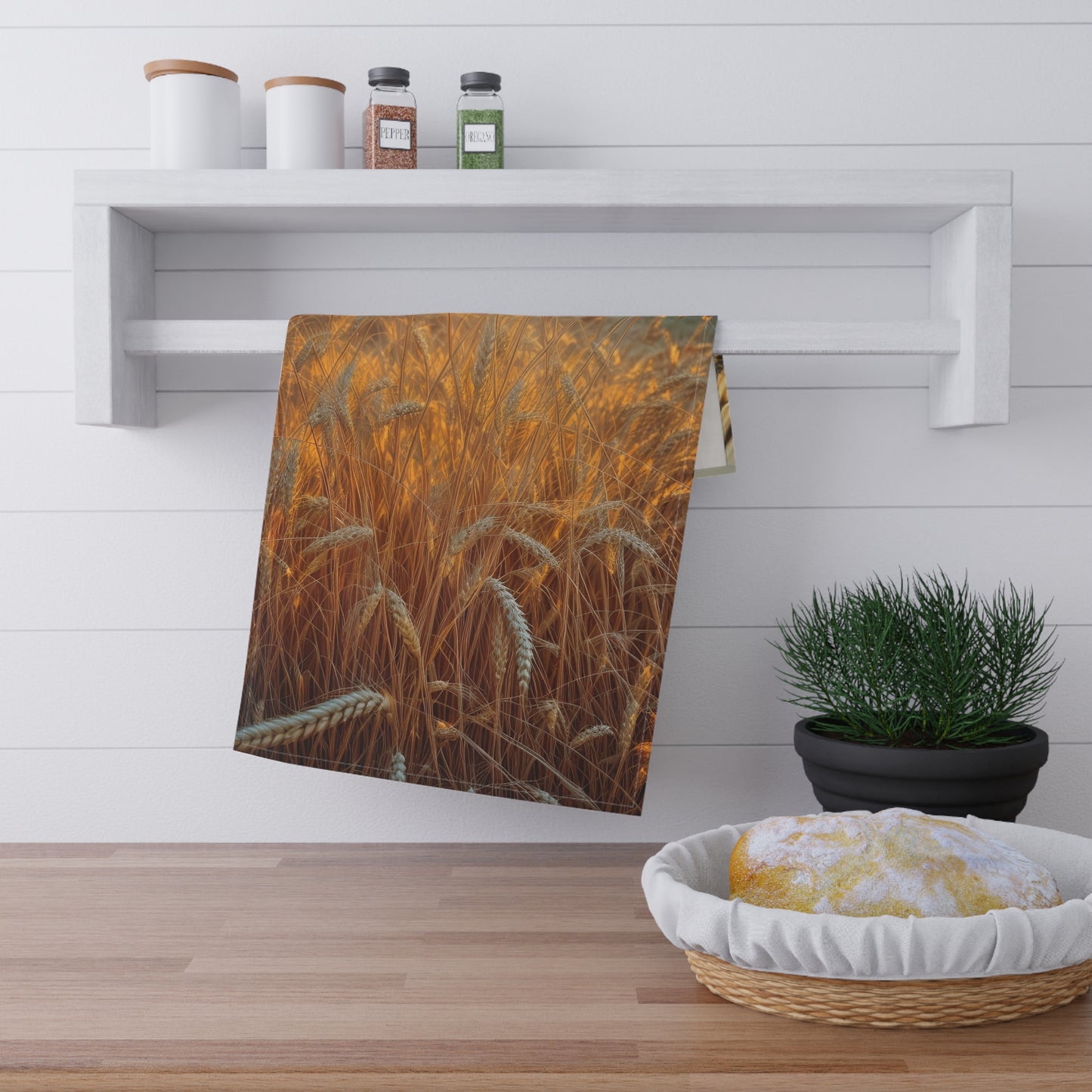 Golden Wheat Kitchen Towel (SP Photography Collection)