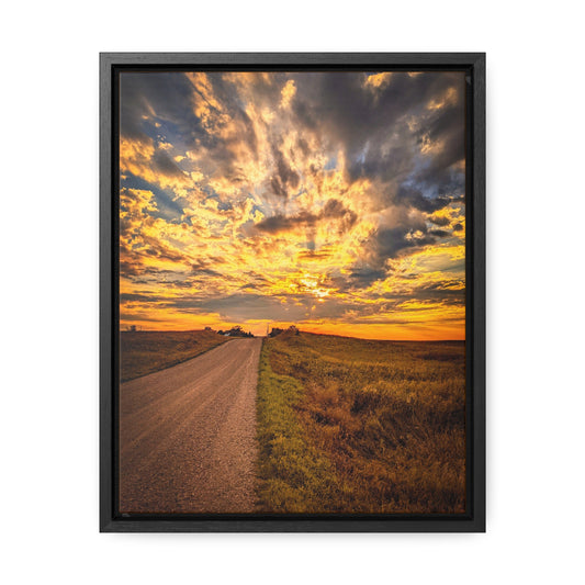 Sunset Road Canvas Wraps, Vertical Frame (SP Photography Collection)