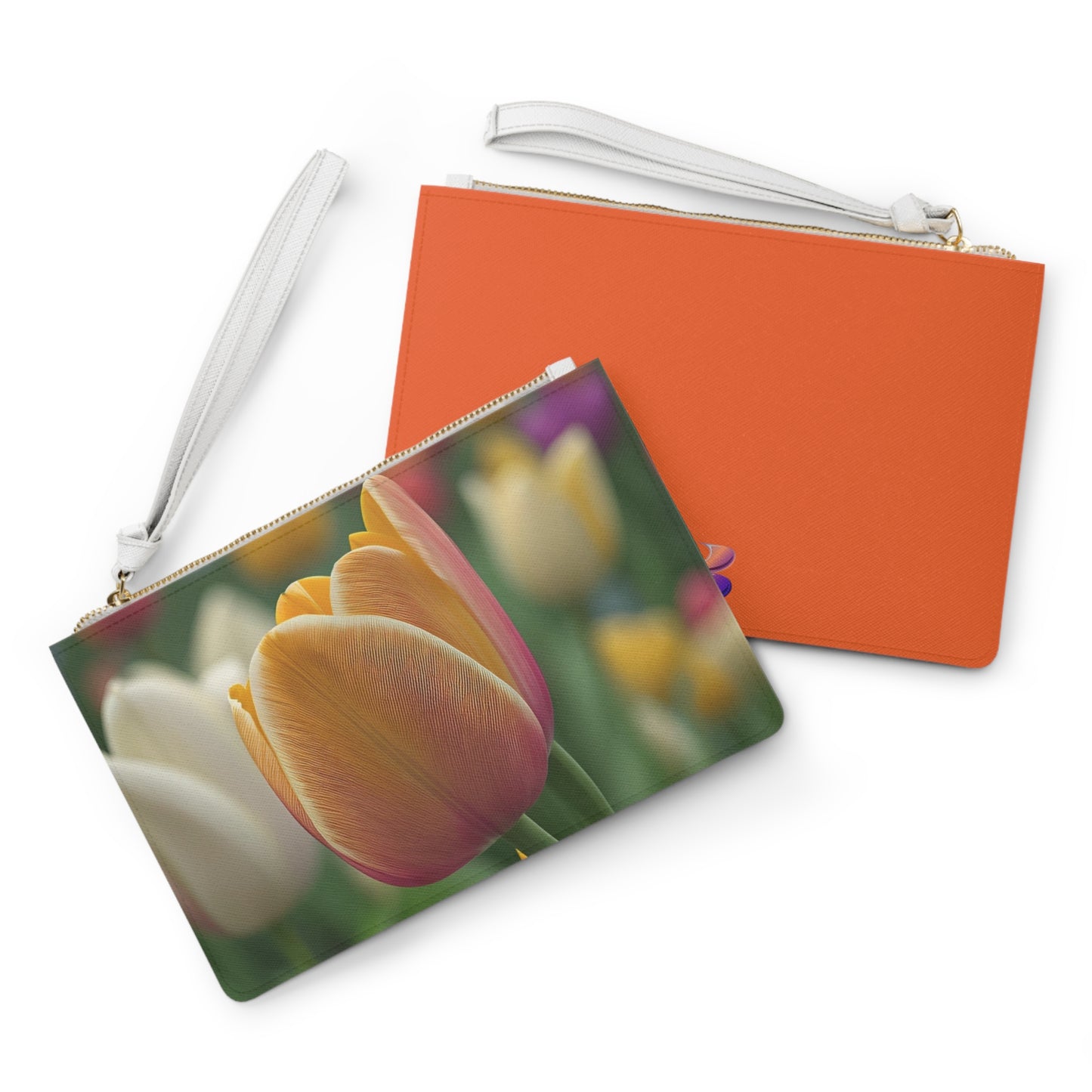 Orange Tulip Large Clutch Bag (SP Photography Collection) ORANGE