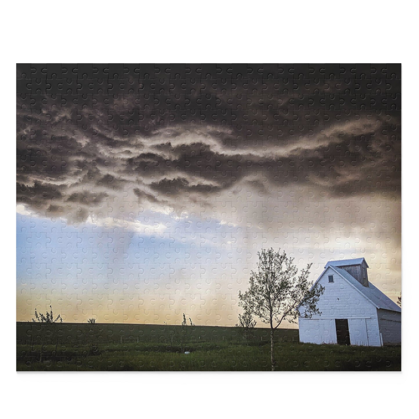 Cloudy Barn Puzzle (SP Photography Collection) (120, 252, 500-Piece)