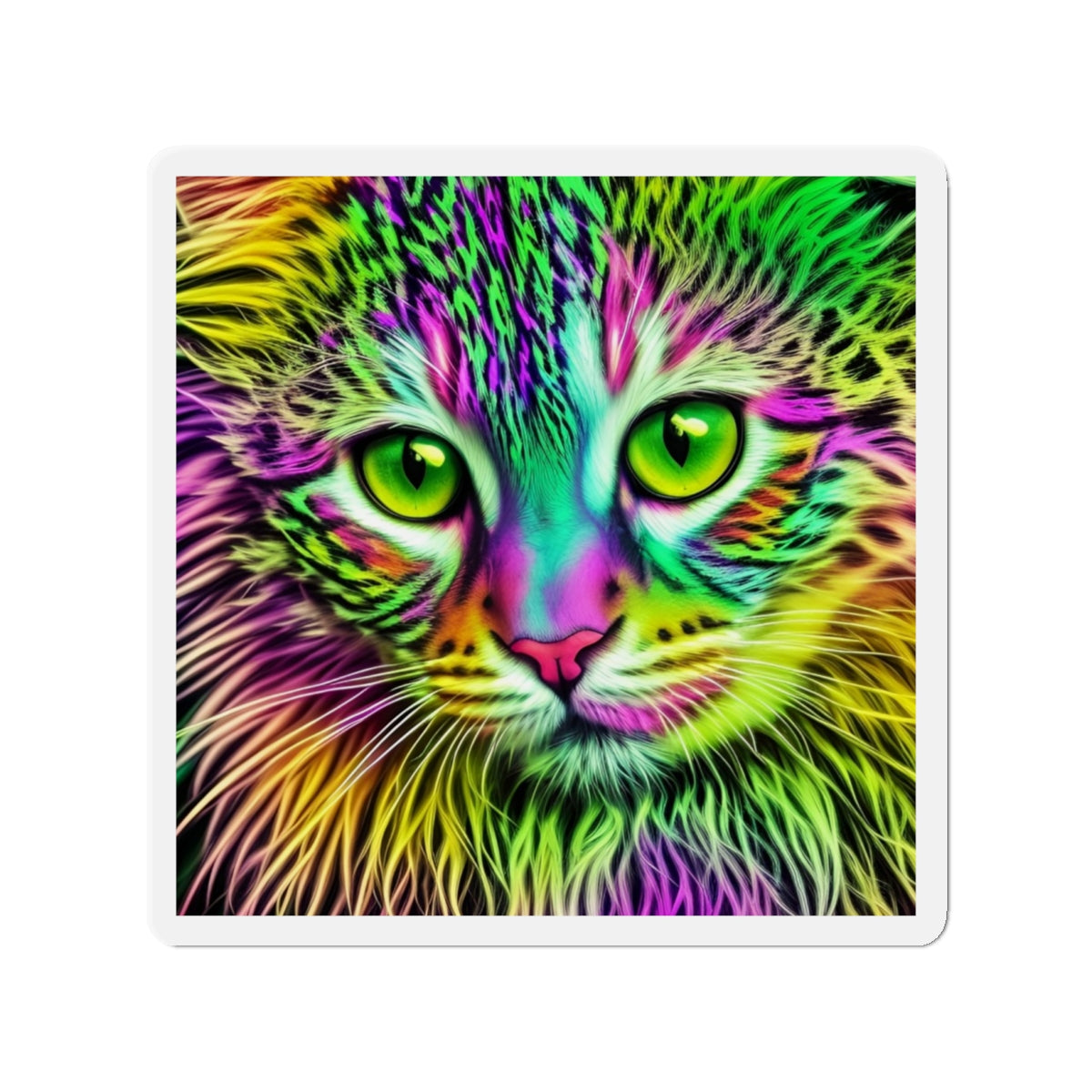 Colorful Kitty Die-Cut Magnets (SP Photography Collection)