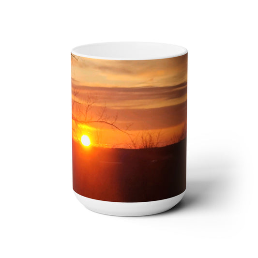 Bright Sunset Ceramic Mug 15oz (B & J Collections)