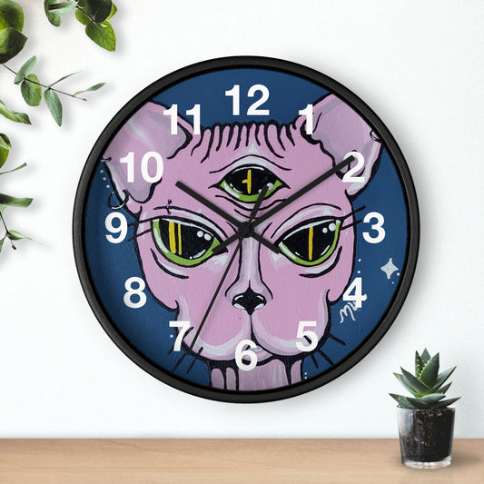 Madame Feline Wall Clock (Peculiar Paintings Collection)