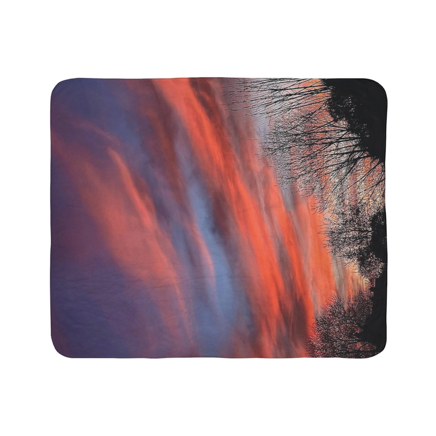 Pink Sky Copy of Tulip Fleece Sherpa Blanket ( B & J Collections)