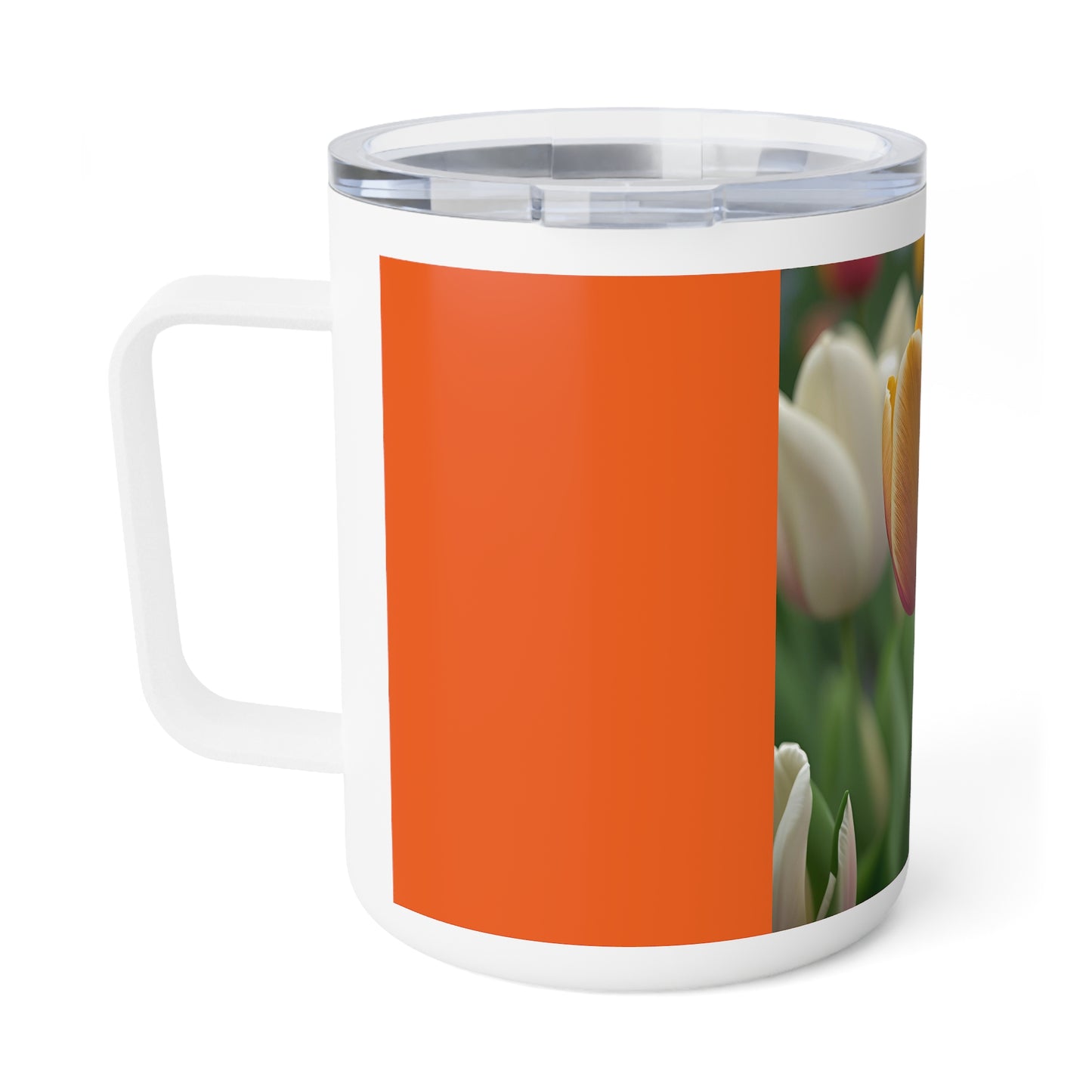 Orange Tulip Insulated Coffee Mug, 10oz (SP Photography Collection) ORANGE