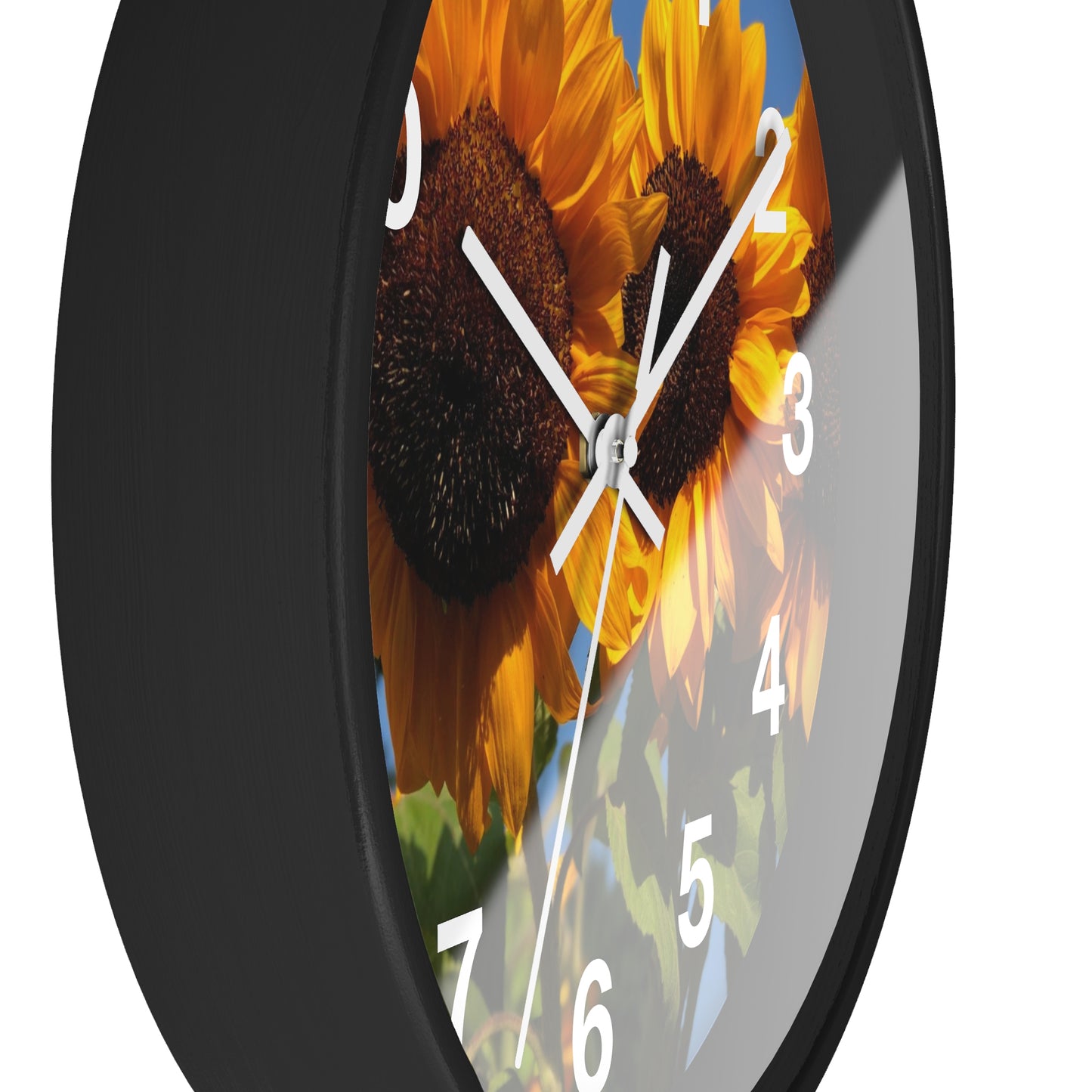 Bunched Sunflower Wall Clock (Custom Creations By Catelyn)