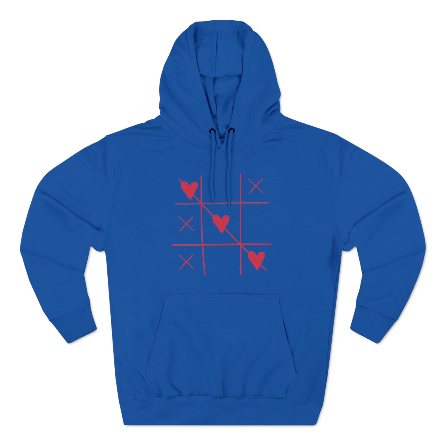 Won Heart Panel Fleece Hoodie ( B & J Collections)