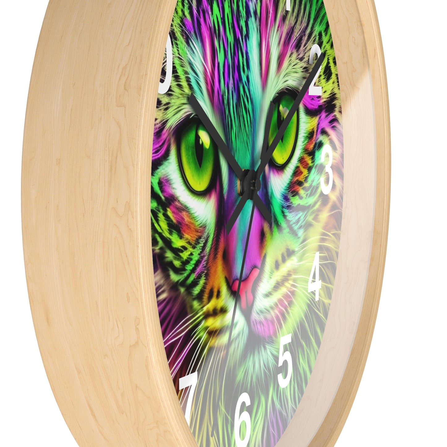 Colorful Kitty Clock (SP Photography Collection)