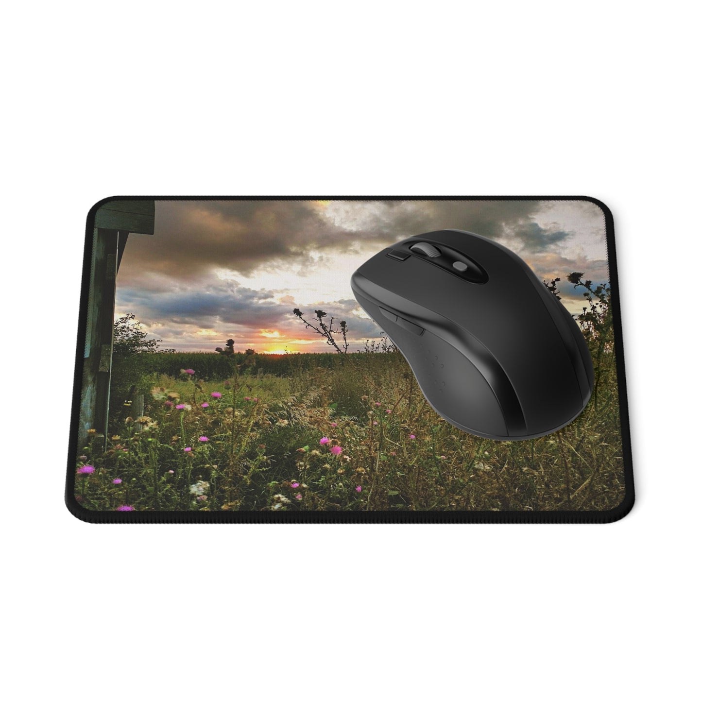 Cloudy Field Non-Slip Mouse Pad (SP Photography Collection)