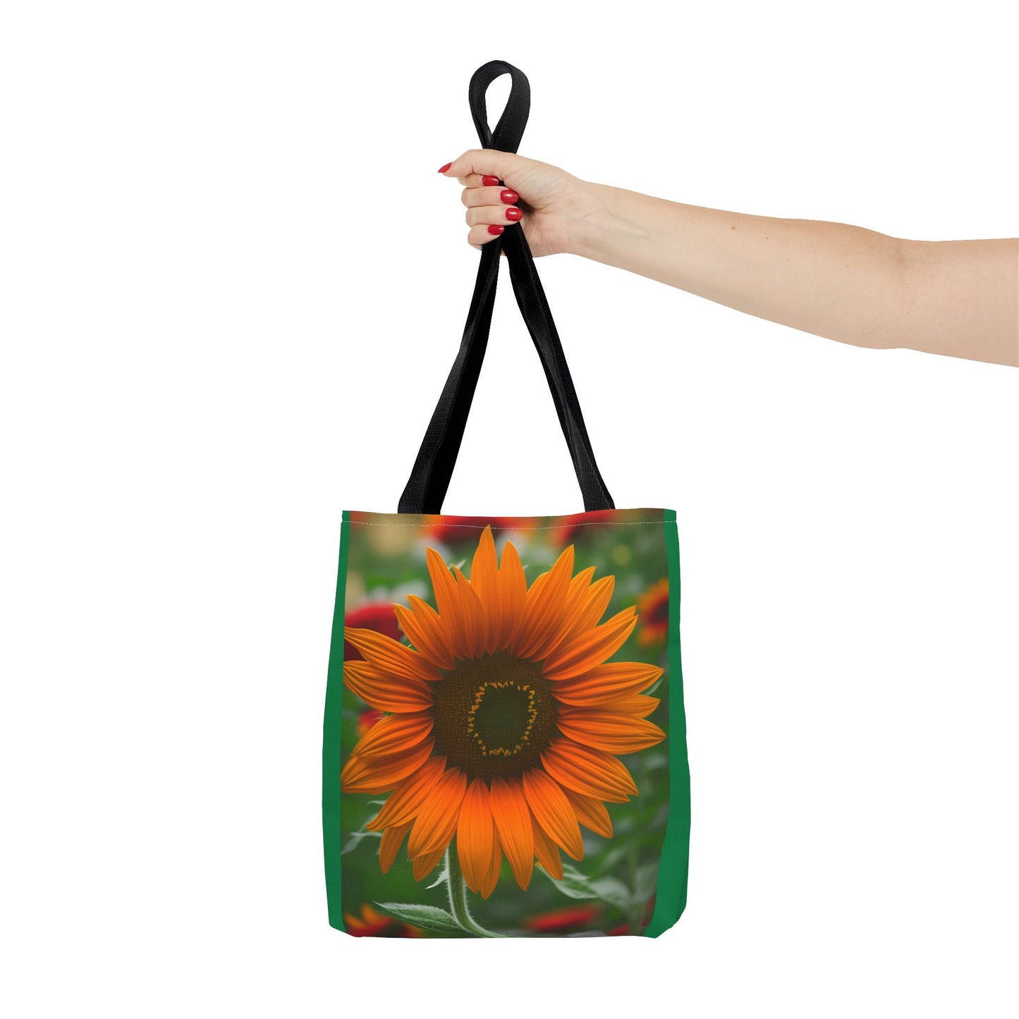 Orange Sunflower Tote Bag (SP Photography Collection) GREEN