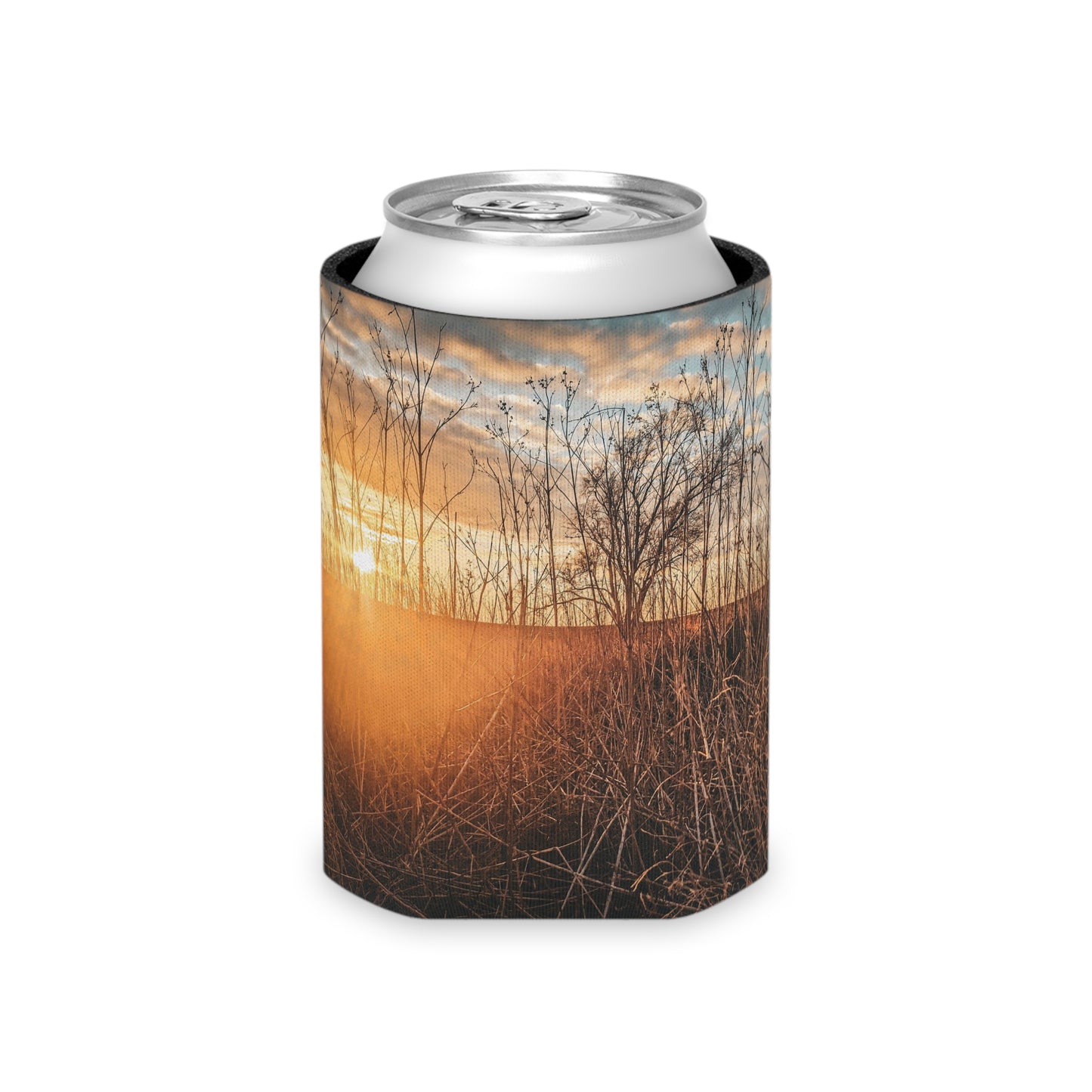 Cloudy Sunset Can Cooler Sleeve (SP Photography Collection) ORANGE