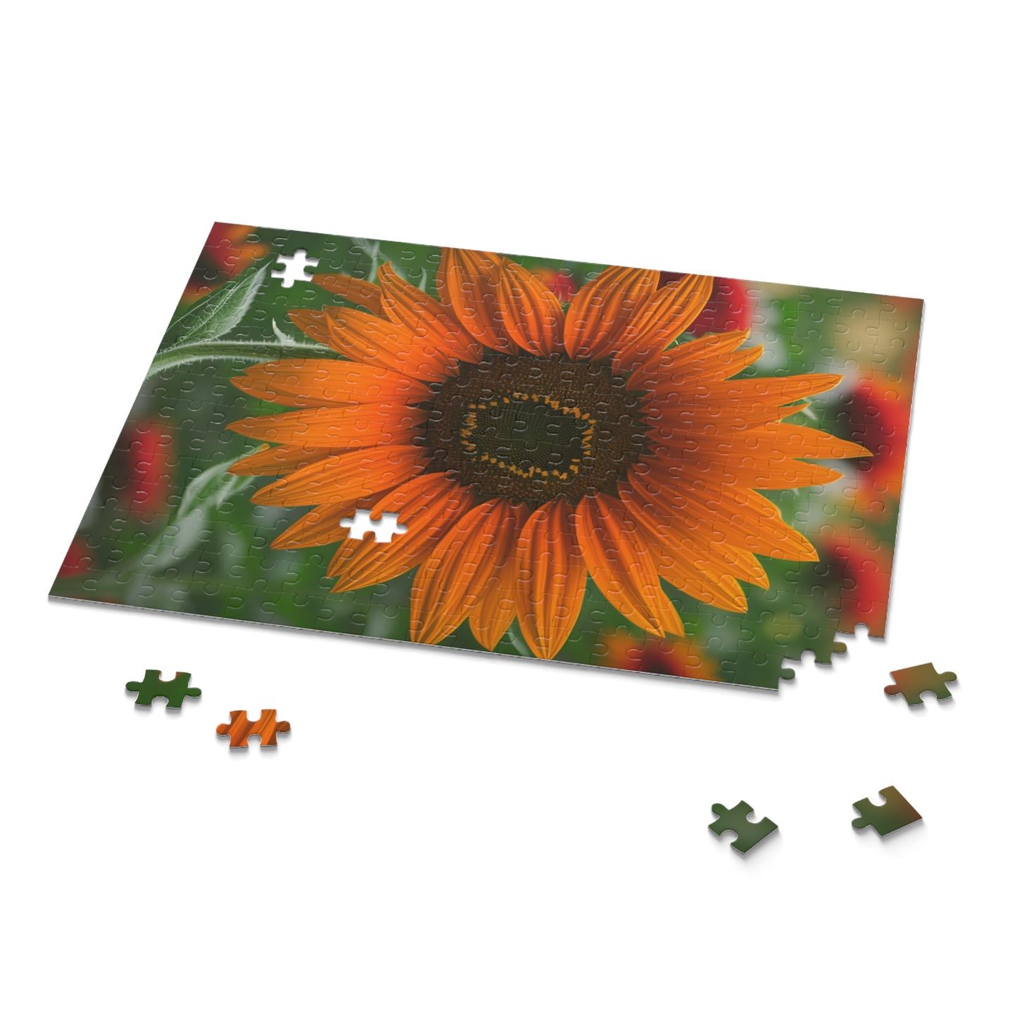 Orange Sunflower Puzzle (SP Photography Collection) (120, 252, 500-Piece)