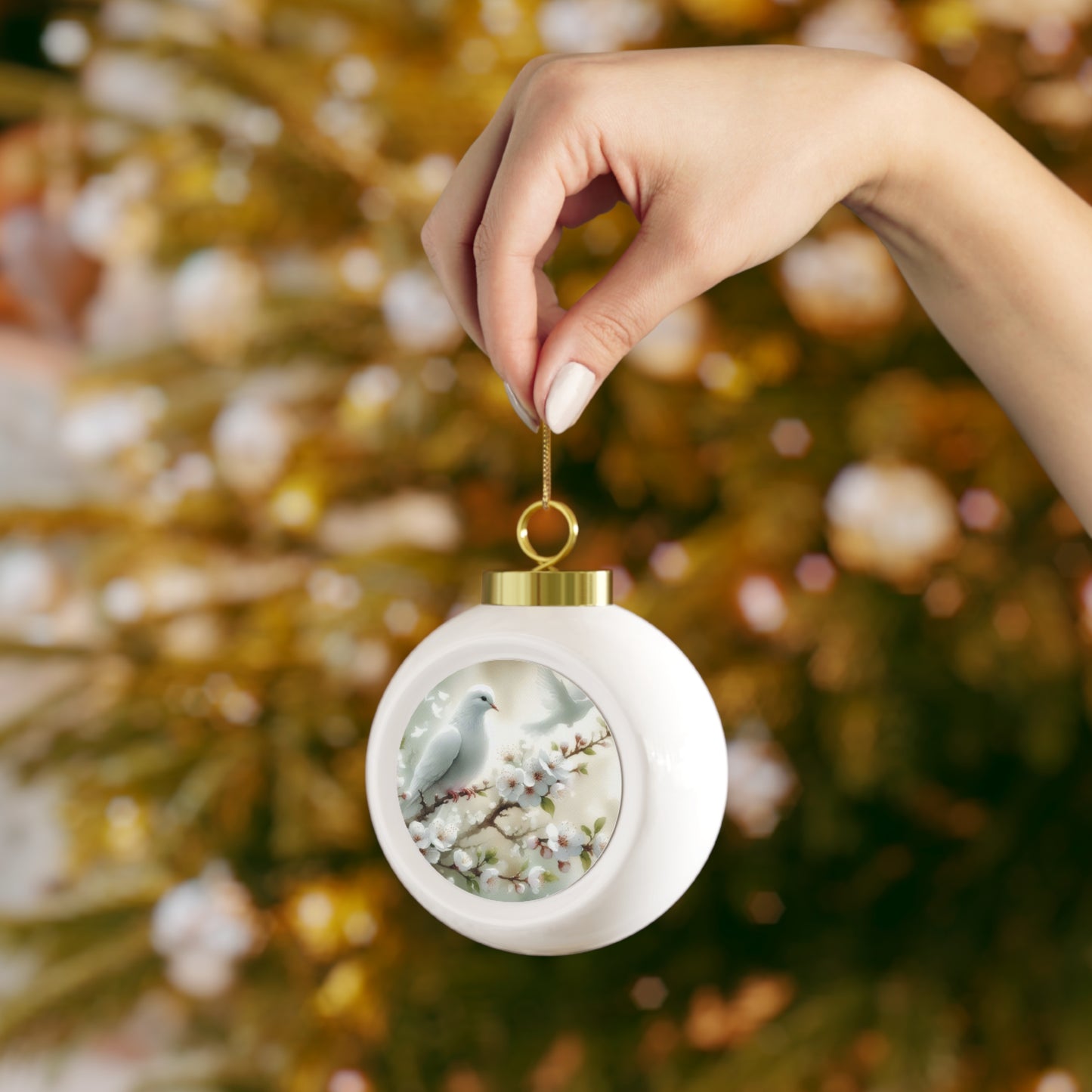 Dove Christmas Ornament (ai B & J Collections)