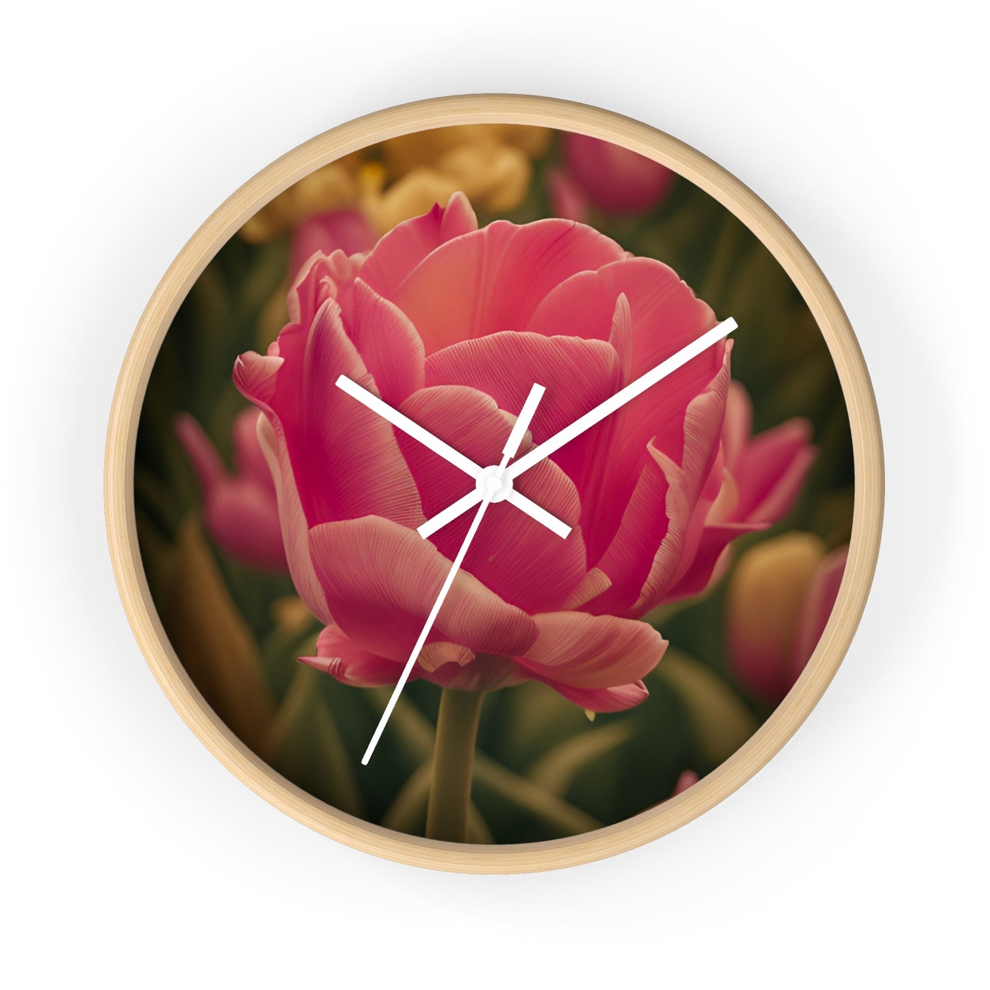 Pink Buttercup Wall Clock (SP Photography Collection)