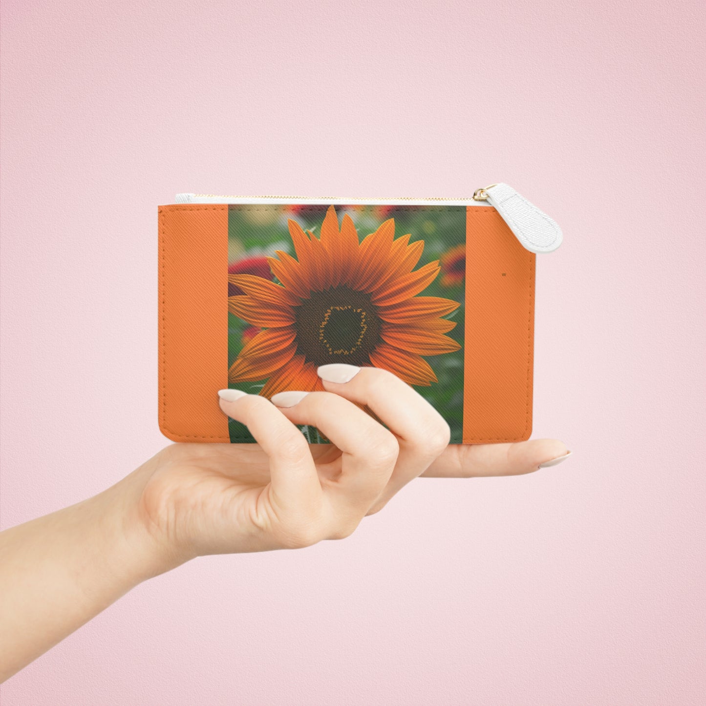 Orange Sunflower Mini Clutch Bag (SP Photography Collection) ORANGE