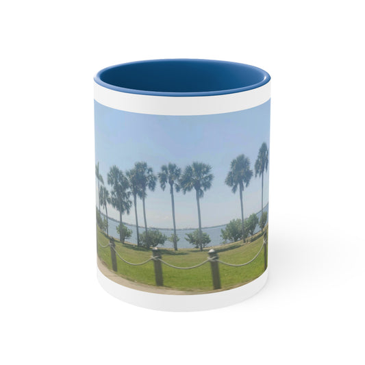 Palm Tree Coffee Mug, 11oz (B & J Collections)