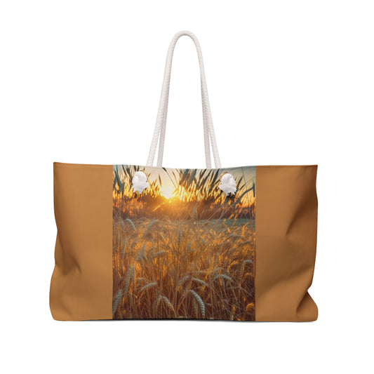 Golden Wheat Weekender Bag (SP Photography Collection) BROWN