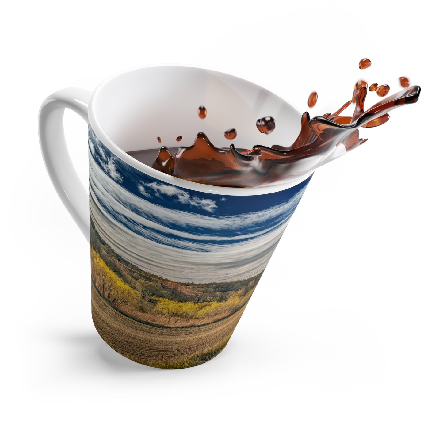 Dirt Road Latte Mug (SP Photography Collection)