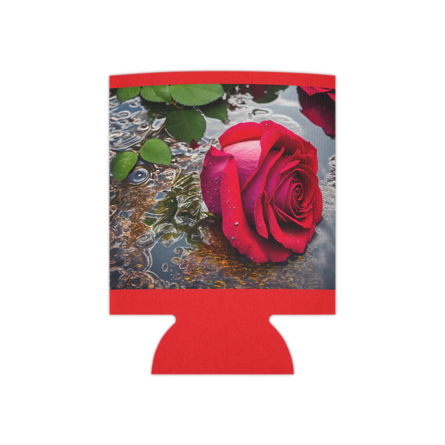 Red Rose Regular Can Cooler Sleeve (SP Photography Collection) RED