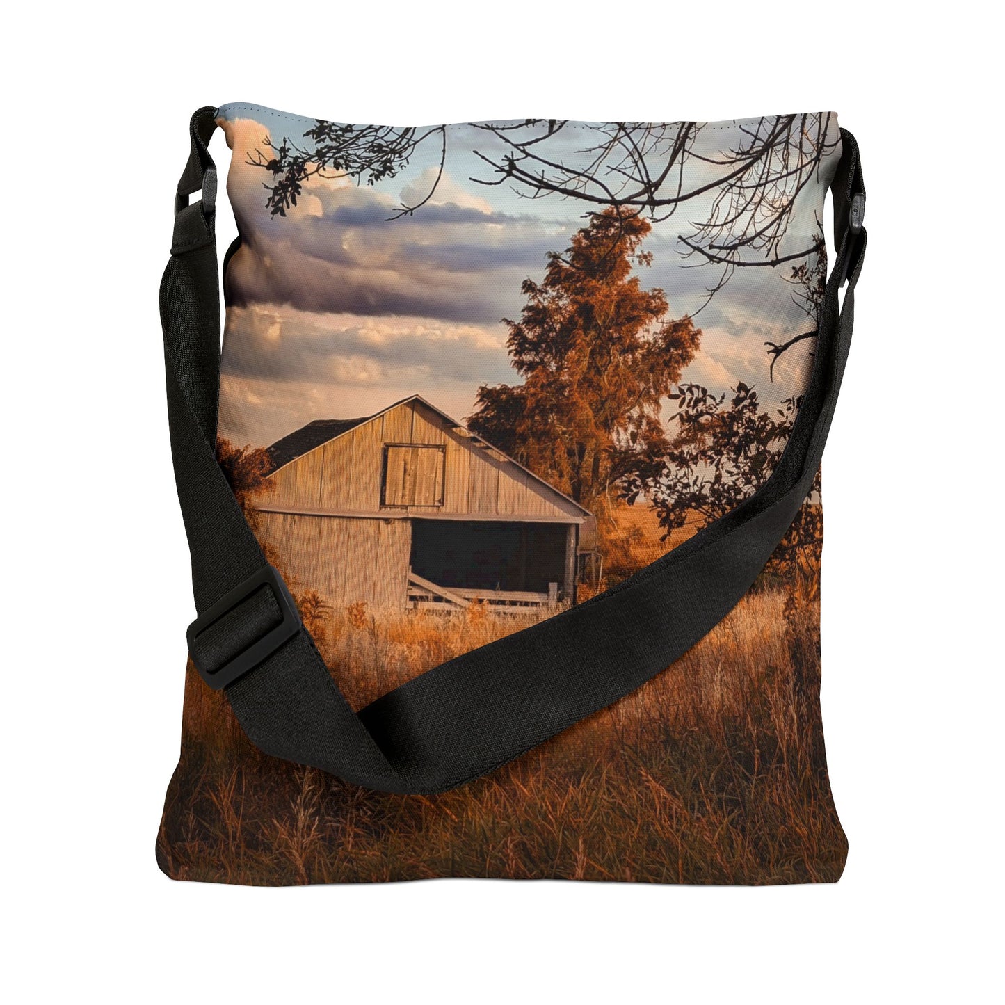 Golden Barn Adjustable Tote Bag (SP Photography Collection) BLACK