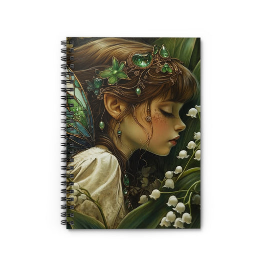 Lily Fairy Spiral Notebook - Ruled Line (aiB & J Collections)