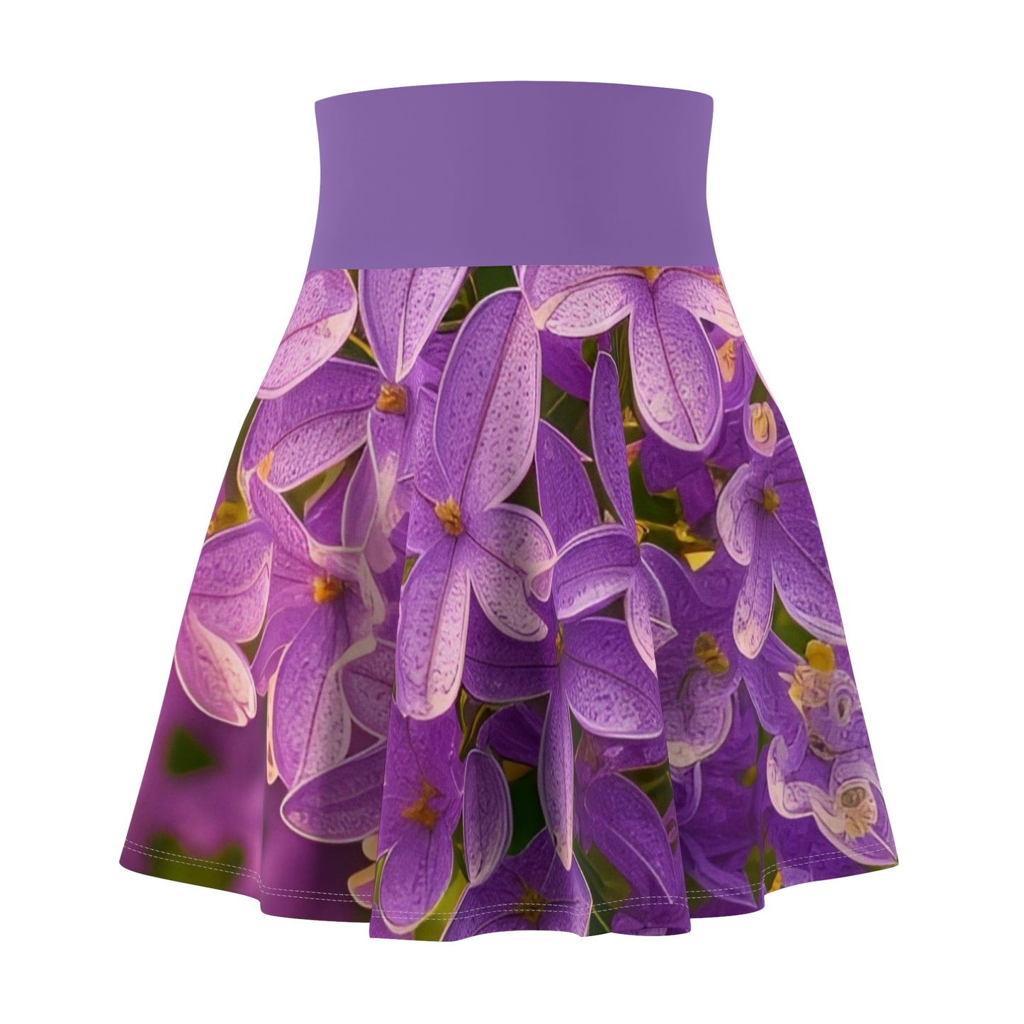 Purple Lilac Women's Skater Skirt (SP Photography Collection)