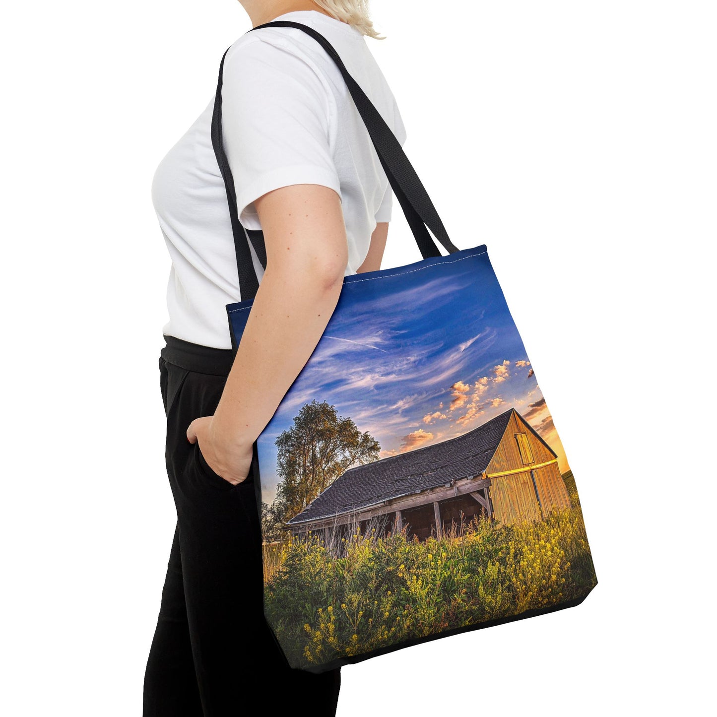 Beautiful Barn Tote Bag (SP Photography Collection) BLACK