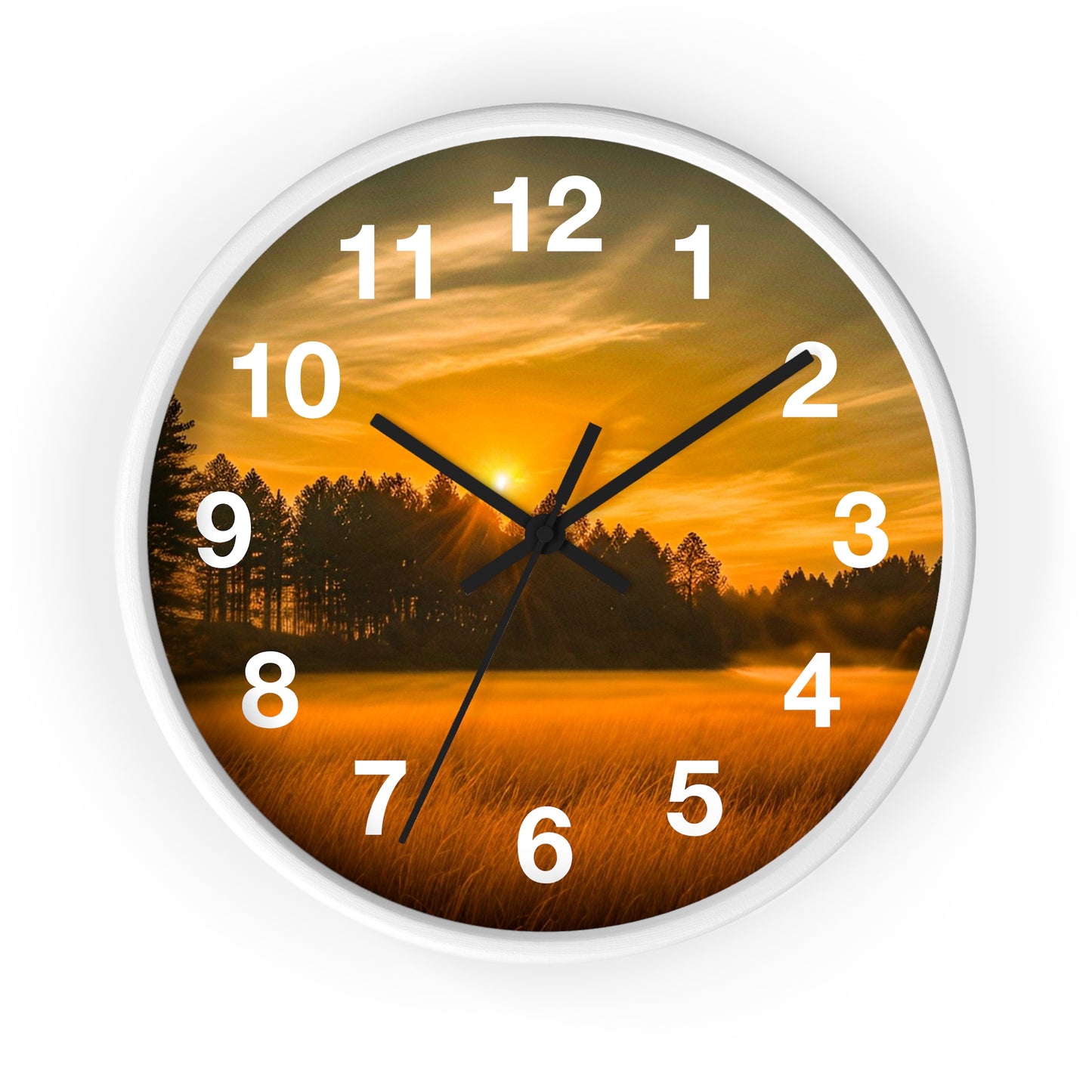 Field Sunset Clock (SP Photography Collection)