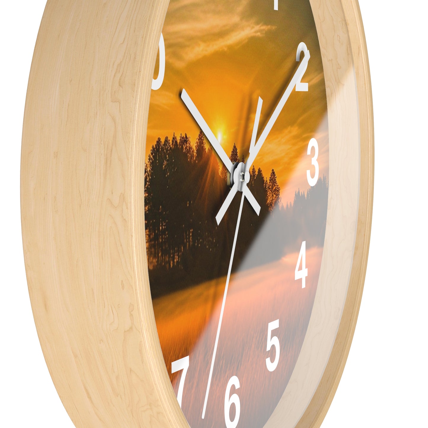 Field Sunset Clock (SP Photography Collection)