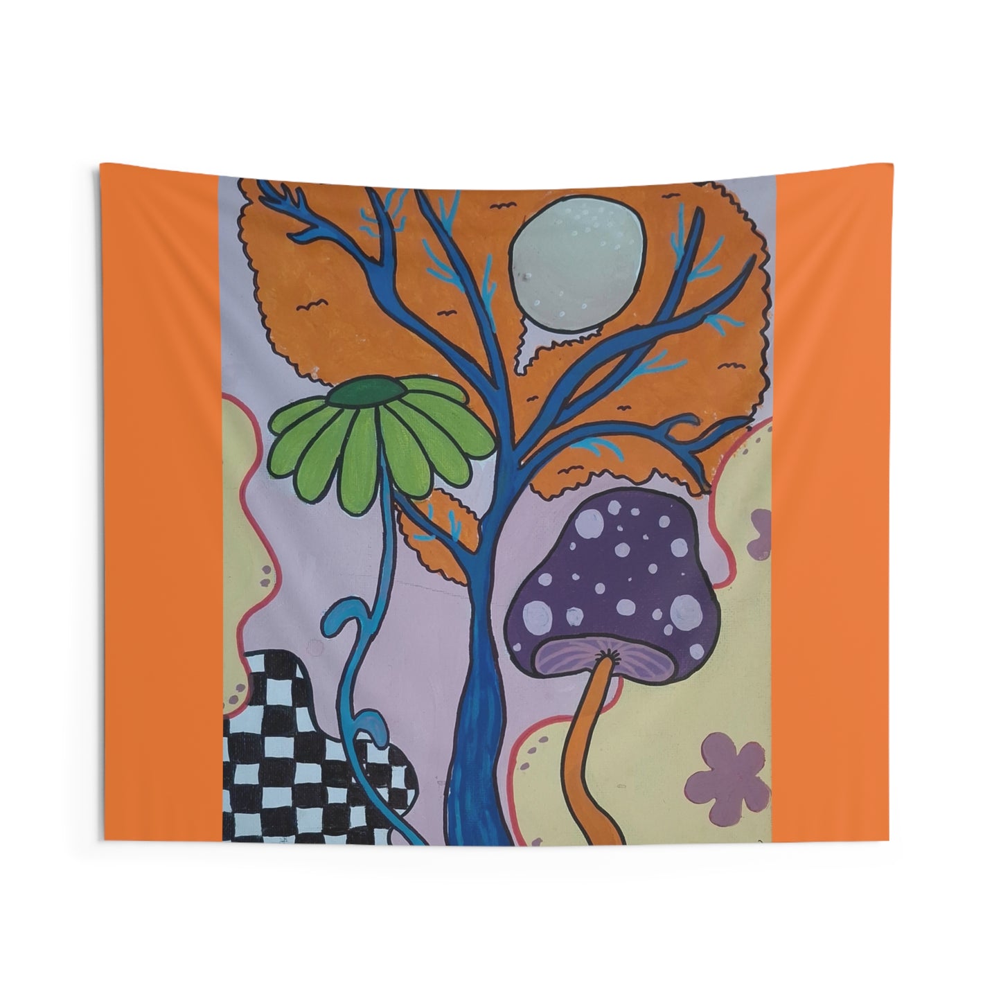 Mystic Mushroom Wall Tapestry (Peculiar Paintings Collection)