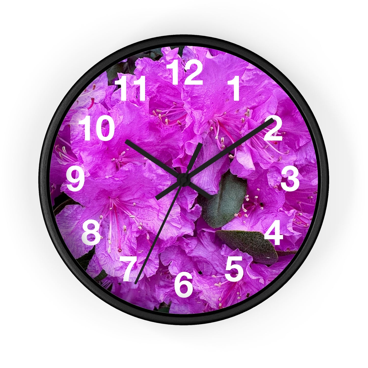 Pink Flower Wall Clock (Custom Creations By Catelyn)