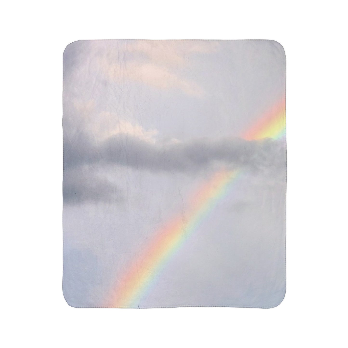 Rainbow Fleece Sherpa Blanket (Enchanted Exposures By Tammy Lyne)