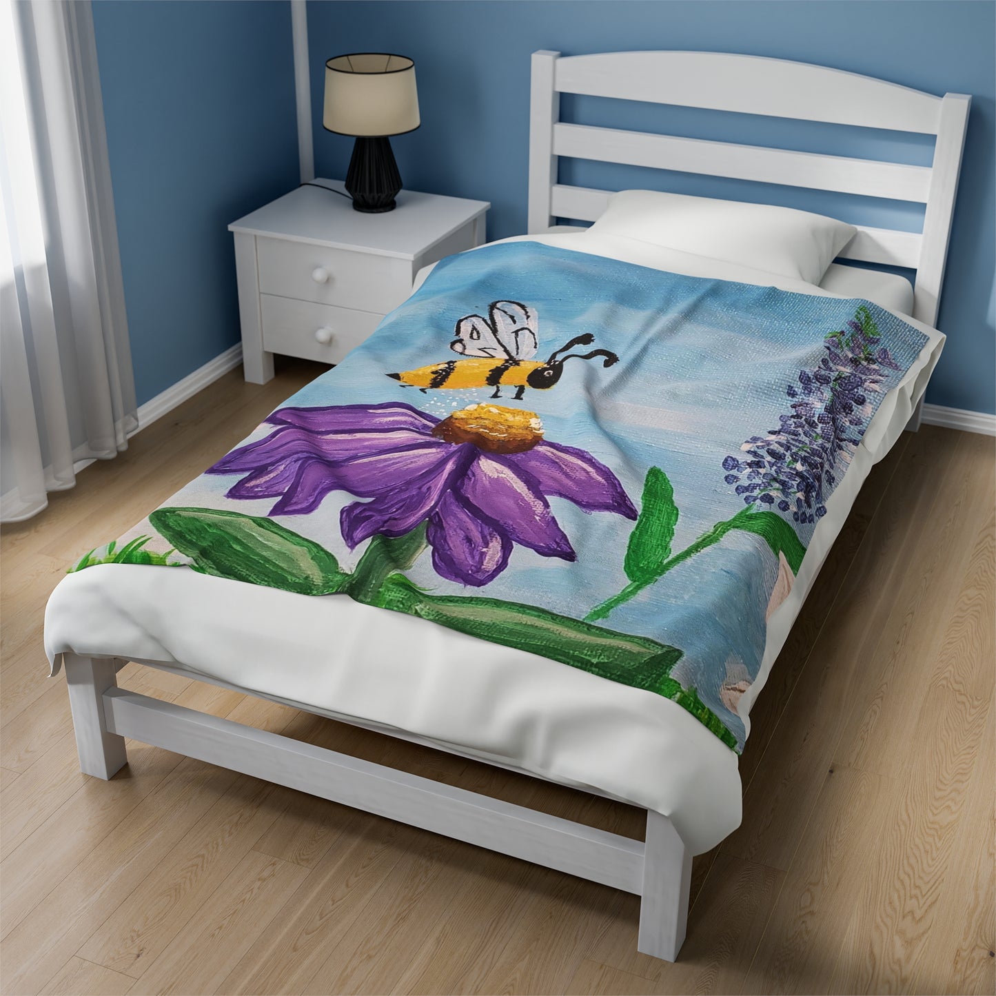 Busy Bee Plush Blanket (Brookson Collection)