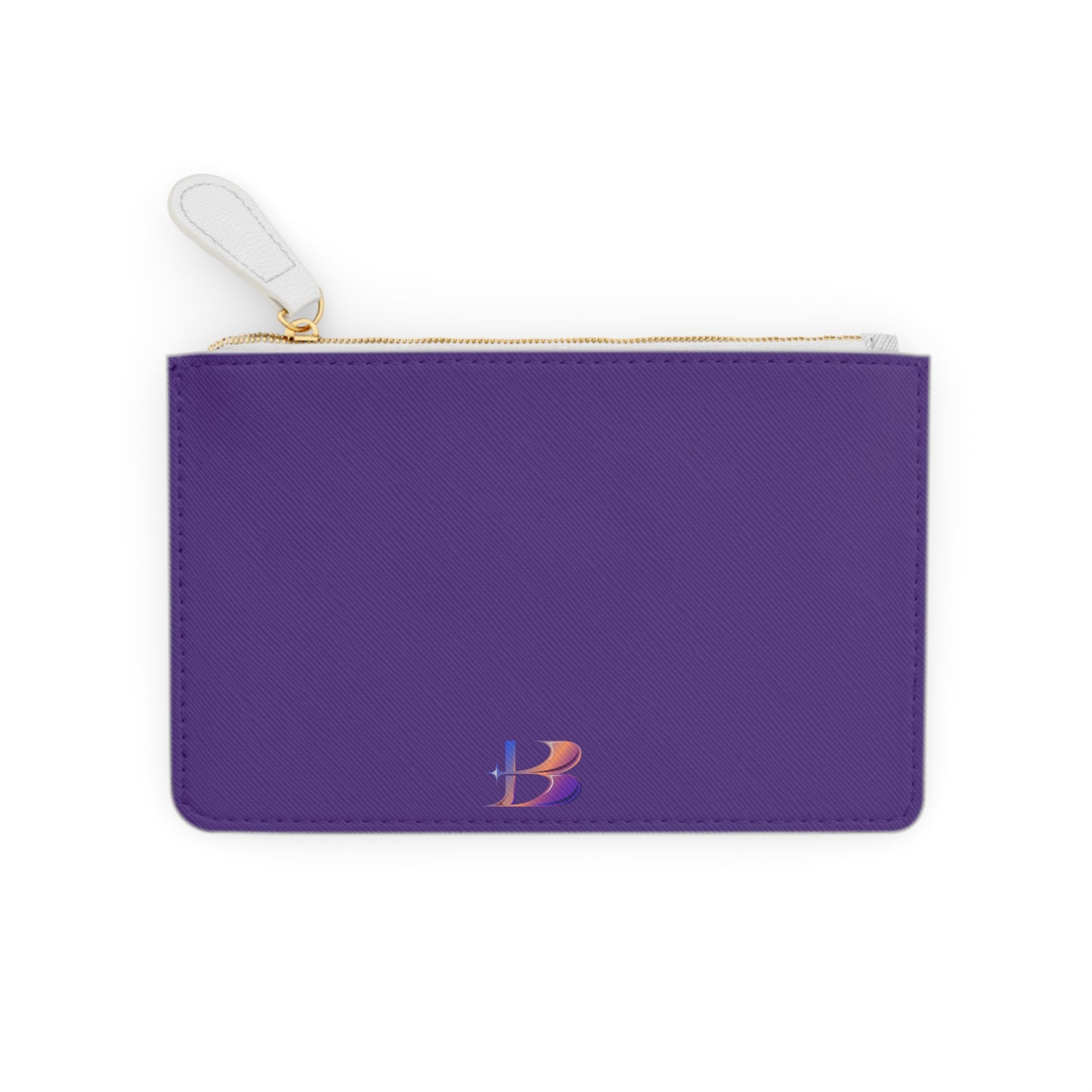 Purple Flower Mini Clutch Bag (Custom Creations By Catelyn) PURPLE