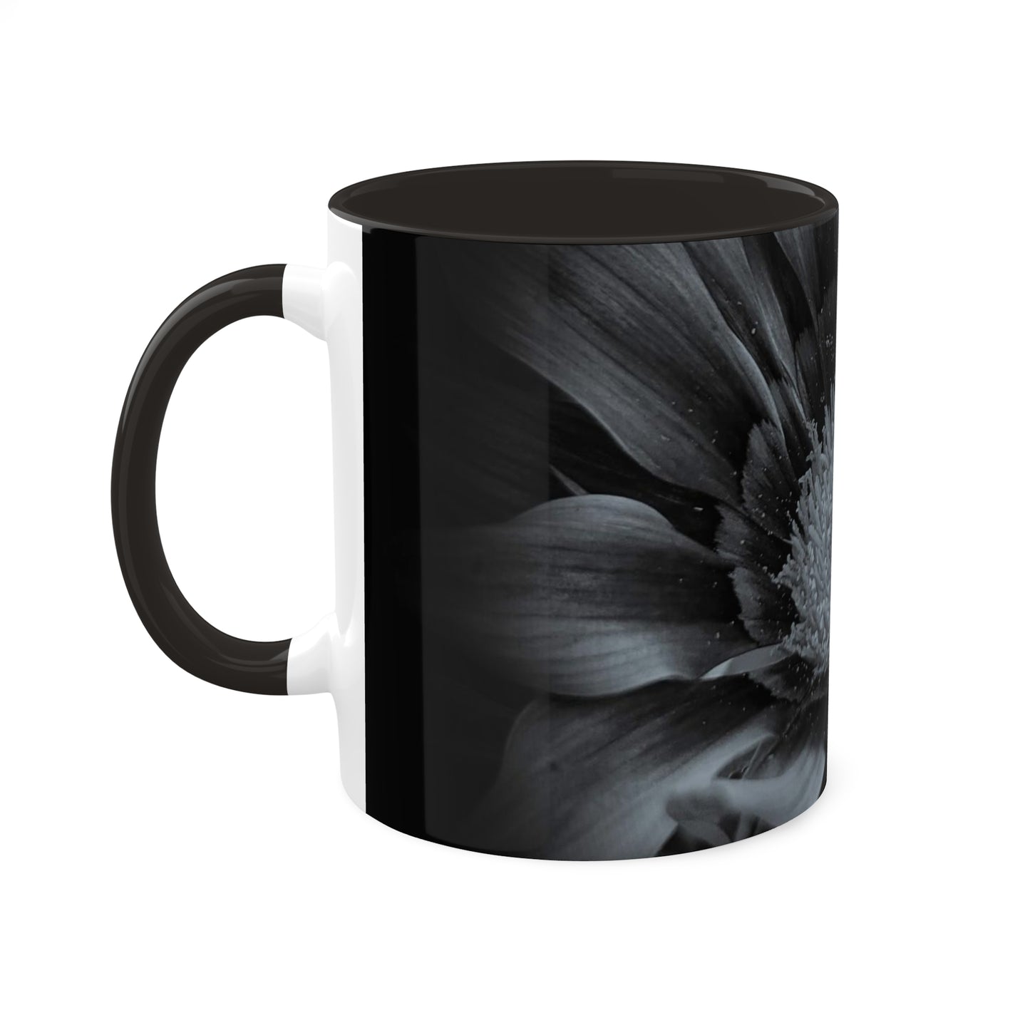 Midnight Bloom Mug, 11oz (SP Photography Collection) BLACK