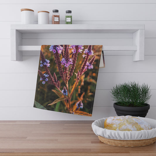 Purple Field Kitchen Towel (SP Photography Collection)