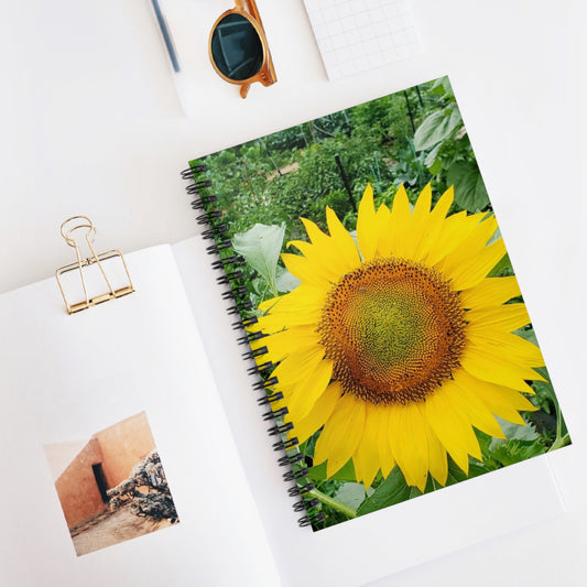 Yellow Sunflower Spiral Notebook (Enchanted Exposures By Tammy Lyne)