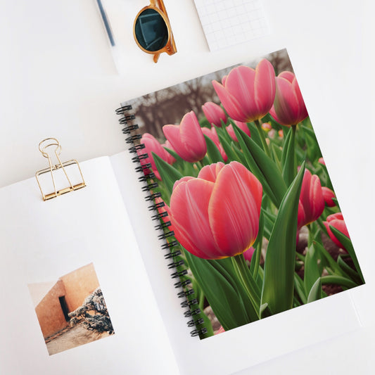 Pink Tulip Spiral Notebook(SP Photography Collection)