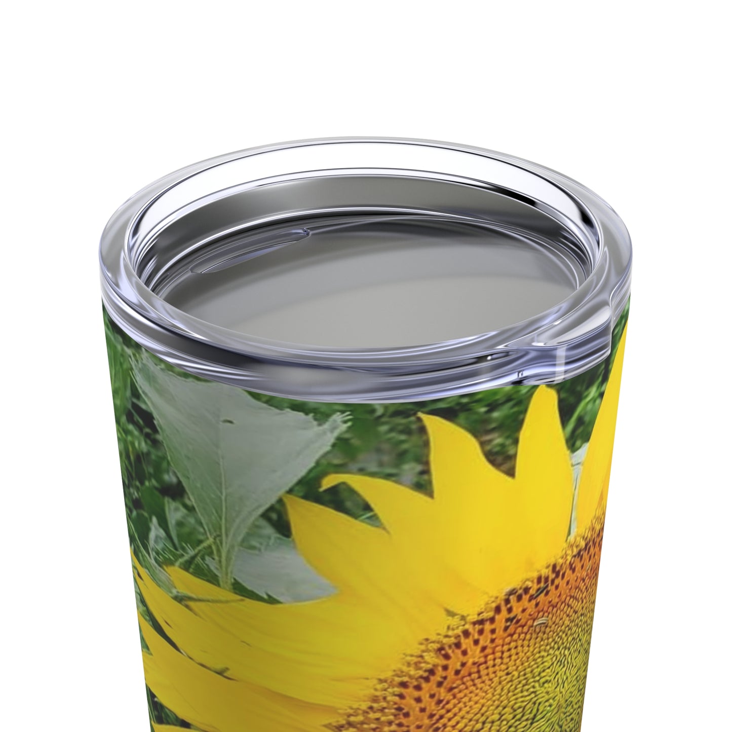 Yellow Sunflower Tumbler 20oz (Enchanted Exposures By Tammy Lyne)