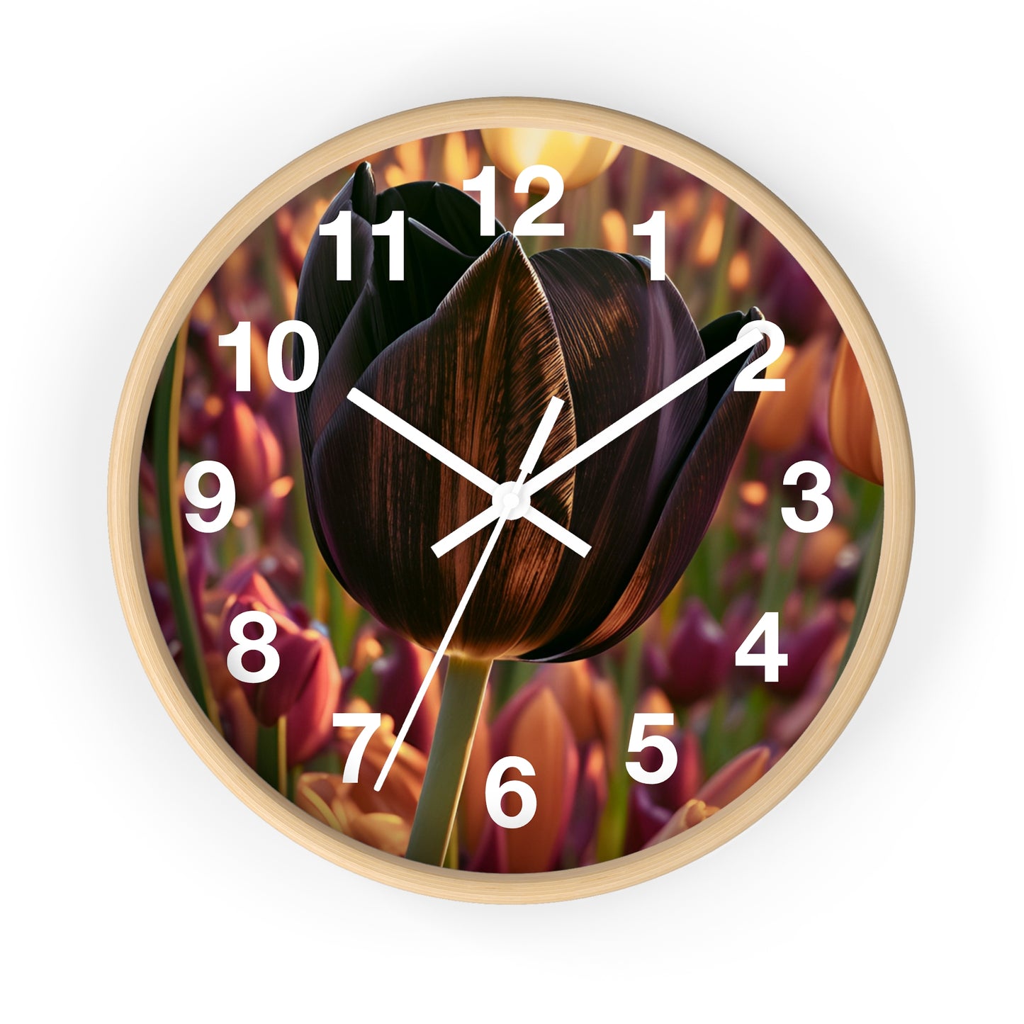 Purple Tulip Clock (SP Photography Collection)