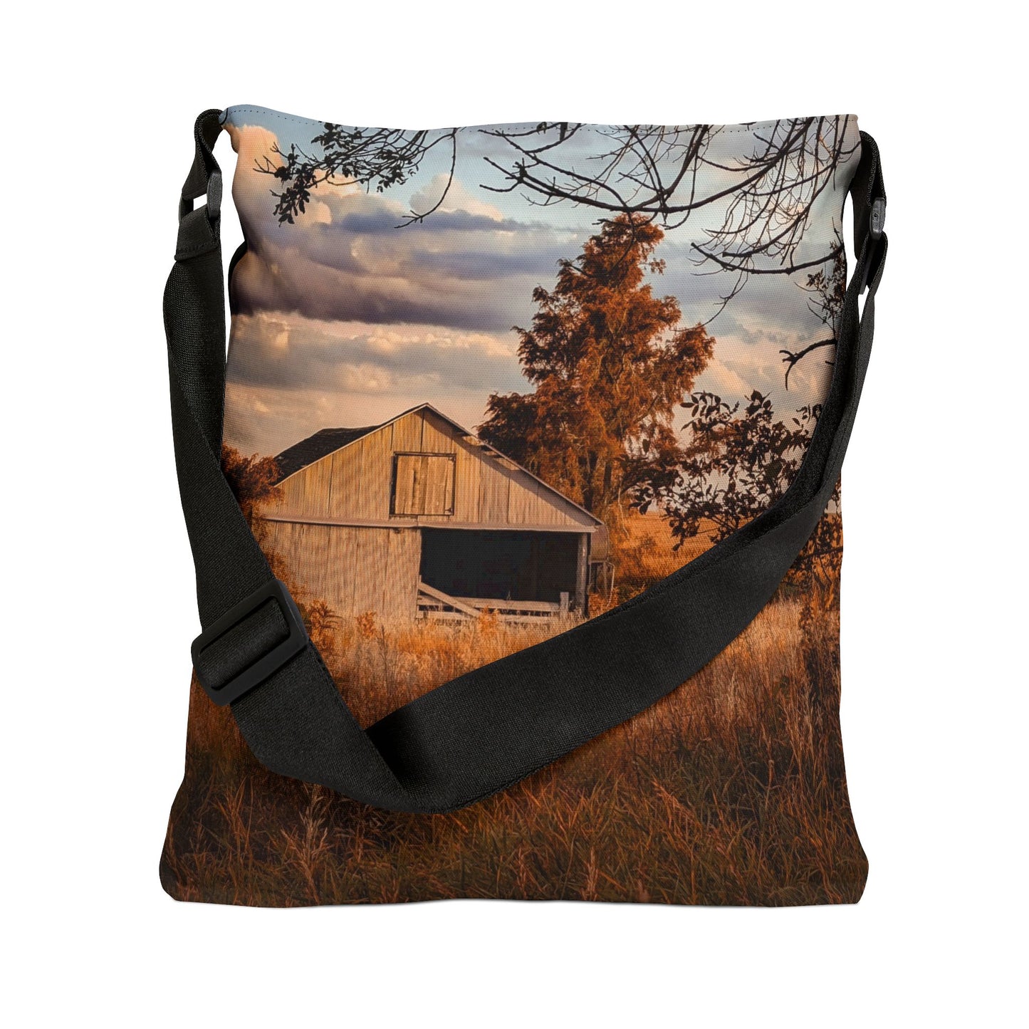 Golden Barn Adjustable Tote Bag (SP Photography Collection) BLACK